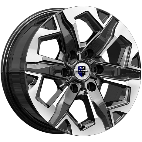 Тейт (КС1050) 7.500xR17 6x139.7 DIA93.1 ET45 алмаз черный Тейт (КС1050) 7.500xR17 6x139.7 DIA93.1 ET45 алмаз черный