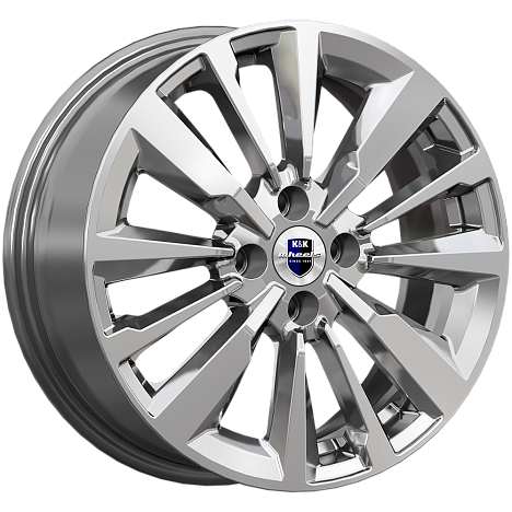 Эрман (КС997) 6.500xR16 4x98 DIA58.5 ET35 дарк платинум Эрман (КС997) 6.500xR16 4x98 DIA58.5 ET35 дарк платинум