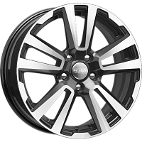 Литые диски КС874 (ZV 17_Creta) (КС874) 6.500xR17 5x114.3 DIA67.1 ET49 алмаз черный для KIA Soul