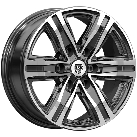 R8 (КС1174) 7.500xR17 6x114.3 DIA66.1 ET30 алмаз черный R8 (КС1174) 7.500xR17 6x114.3 DIA66.1 ET30 алмаз черный