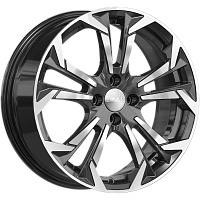 Литые диски ДУНАЙ (КЛ364) 7.000xR17 4x100 DIA67.1 ET37 алмаз для Lada Vesta Sw Cross