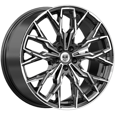 Элерон (КС1168) 9.000xR20 5x114.3 DIA60.1 ET30 алмаз черный Элерон (КС1168) 9.000xR20 5x114.3 DIA60.1 ET30 алмаз черный