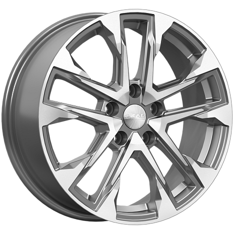 АТАКОР (КЛ376) 7.000xR17 5x114.3 DIA66.1 ET45 алмаз графит АТАКОР (КЛ376) 7.000xR17 5x114.3 DIA66.1 ET45 алмаз графит