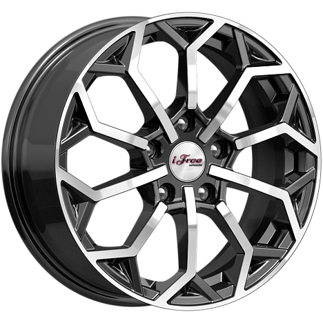 Спейс-Нидл (КС1000) 6.500xR16 5x110 DIA65.1 ET37 Блэк Джек Спейс-Нидл (КС1000) 6.500xR16 5x110 DIA65.1 ET37 Блэк Джек