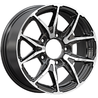 Литые диски Нокс (КС1202) 6.500xR16 5x139.7 DIA98.2 ET40 Блэк Джек для Lada Надежда