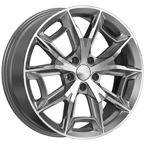 ПАРКЕР (КЛ382) 7.500xR19 5x114.3 DIA66.1 ET39 алмаз графит ПАРКЕР (КЛ382) 7.500xR19 5x114.3 DIA66.1 ET39 алмаз графит