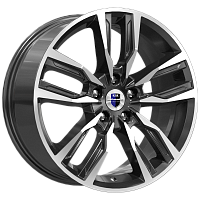 Литые диски Борэй (КС901) 8.000xR18 5x112 DIA66.6 ET35 алмаз черный для Mercedes-Benz C-Class Sport Coupe