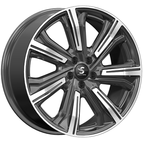 Kleemann (КР1067) 8.500xR20 5x114.3 DIA63.35 ET44 Diamond Black Gris Kleemann (КР1067) 8.500xR20 5x114.3 DIA63.35 ET44 Diamond Black Gris