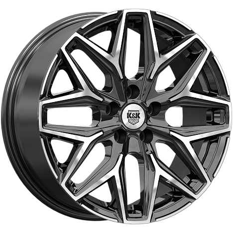 Ариус (КС1187) 7.000xR17 5x112 DIA66.6 ET38 алмаз черный Ариус (КС1187) 7.000xR17 5x112 DIA66.6 ET38 алмаз черный