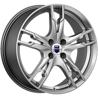 Литые диски Солар (КС875) 7.000xR17 4x114.3 DIA67.1 ET40 дарк платинум для ZAZ Forza Литые диски Солар (КС875) 7.000xR17 4x114.3 DIA67.1 ET40 дарк платинум для ZAZ Forza
