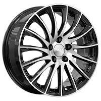 Литые диски ВАЛЕНСИЯ (КЛ282) 7.000xR18 5x114.3 DIA67.1 ET40 алмаз для Hyundai Santa Fe