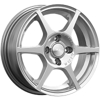 Литые диски ЯГУАР (КЛ147) 5.500xR14 4x100 DIA67.1 ET38 селена для Opel Agila