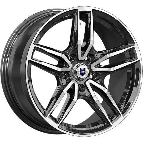 Бартон (КС1110) 8.000xR17 5x114.3 DIA60.1 ET45 алмаз черный Бартон (КС1110) 8.000xR17 5x114.3 DIA60.1 ET45 алмаз черный