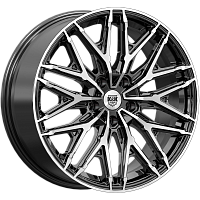 Литые диски Клермон (КС1156) 8.000xR19 5x108 DIA63.35 ET45 алмаз черный для Land Rover