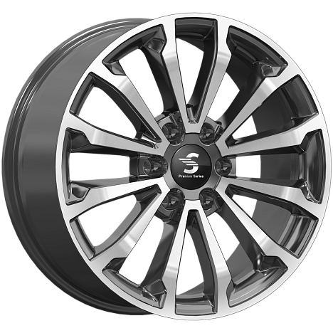 КР006 (20_Fortuner) (КР006) 8.500xR20 6x139.7 DIA106.1 ET30 Diamond Black Gris КР006 (20_Fortuner) (КР006) 8.500xR20 6x139.7 DIA106.1 ET30 Diamond Black Gris