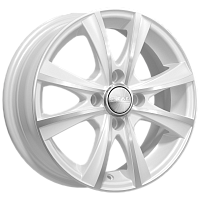 Литые диски МАЛЬТА (КЛ248) 5.500xR14 4x100 DIA56.6 ET49 алмаз-белый для Chevrolet