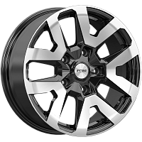 Литые диски Трикстер (Niva) (КС1170) 7.000xR17 5x139.7 DIA98 ET40 алмаз черный для Lada Niva