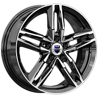 Литые диски Sayan (КС731М) 6.000xR16 5x100 DIA57.1 ET38 алмаз черный