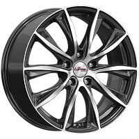 Литые диски Каzантип (КС684М) 7.500xR18 5x100 DIA56.1 ET48 Блэк Джек Литые диски Каzантип (КС684М) 7.500xR18 5x100 DIA56.1 ET48 Блэк Джек