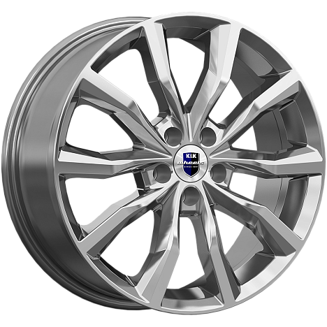 Портер (КС906) 7.500xR18 5x112 DIA66.6 ET35 дарк платинум Портер (КС906) 7.500xR18 5x112 DIA66.6 ET35 дарк платинум