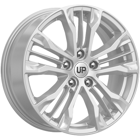 Up106 (КС991) 7.000xR17 5x114.3 DIA66.6 ET37 Silver Classic Up106 (КС991) 7.000xR17 5x114.3 DIA66.6 ET37 Silver Classic