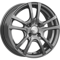 Литые диски ДЕЛИ (КЛ300) 6.000xR15 4x100 DIA67.1 ET45 графит для Honda Jazz