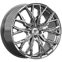 Литые диски Элерон (КС1168) 9.000xR20 5x112 DIA66.6 ET53 дарк платинум для Mercedes-Benz