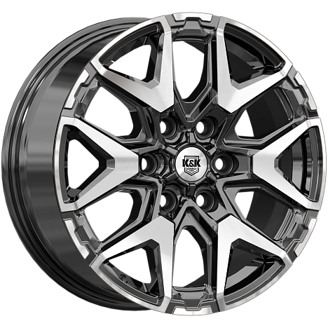 Гангут (КС1176) 7.500xR18 6x139.7 DIA92.5 ET50 алмаз черный Гангут (КС1176) 7.500xR18 6x139.7 DIA92.5 ET50 алмаз черный