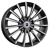 Литые диски Акцент (КС562) 7.000xR17 5x108 DIA63.35 ET50 алмаз черный для Volvo S60