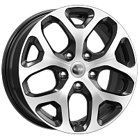 Литые диски КС869 (ZV 16_Megane) (КС869) 6.500xR16 5x114.3 DIA66.1 ET47 алмаз черный для Renault Duster