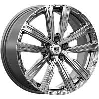 Литые диски Аламер (КС1216) 7.500xR18 5x108 DIA63.35 ET42 дарк платинум для Geely Литые диски Аламер (КС1216) 7.500xR18 5x108 DIA63.35 ET42 дарк платинум для Geely