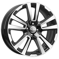 Литые диски КС874 (17_Vesta Cross) (КС874) 6.500xR17 4x100 DIA60.1 ET43 алмаз черный для Lada Литые диски КС874 (17_Vesta Cross) (КС874) 6.500xR17 4x100 DIA60.1 ET43 алмаз черный для Lada