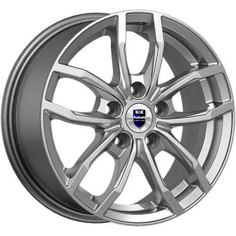 Фрост (КС1048) 6.500xR15 5x100 DIA57.1 ET38 дарк платинум Фрост (КС1048) 6.500xR15 5x100 DIA57.1 ET38 дарк платинум