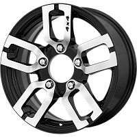 Литые диски Офф-лайн (КС516) 6.500xR16 5x139.7 DIA98.2 ET40 Блэк Джек для Lada Niva