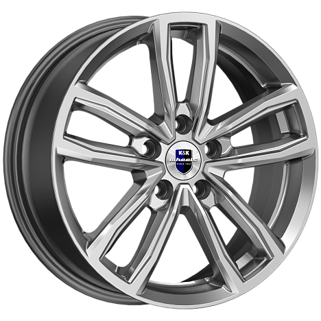 Каланг (КС1086) 6.500xR17 5x114.3 DIA66.1 ET40 дарк платинум Каланг (КС1086) 6.500xR17 5x114.3 DIA66.1 ET40 дарк платинум