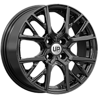 Литые диски Up124 (КС1104) 6.500xR16 4x108 DIA63.35 ET47.5 New Black для Ford Focus