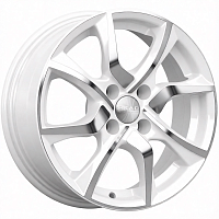 Литые диски ТУЛОН (КЛ233) 6.000xR15 4x100 DIA67.1 ET39 алмаз-белый для ZAZ