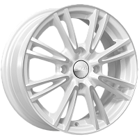 Литые диски ПАНТЕРА (КЛ129) 5.500xR14 4x100 DIA54.1 ET39 алмаз-белый