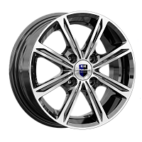 Литые диски Флэш (КС710) 5.000xR13 4x114.3 DIA69.1 ET45 алмаз черный