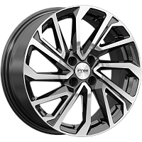 Литые диски Неом (Vesta Cross/XRAY) (КС1172) 6.500xR16 4x100 DIA60.1 ET41 алмаз черный для Nissan March