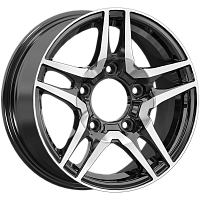 Литые диски Бустер (КС1116) 6.000xR15 5x139.7 DIA98.1 ET40 Блэк Джек для Lada Niva